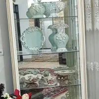 بوفه وآینه شمعدان