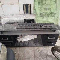 میز تلویزیون تمام شیشه ای اصل