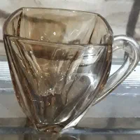 لیوان و فنجان چای شامپاینی هرکدام دو دست