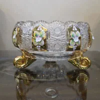 آجیل خوری کریستال آب طلا