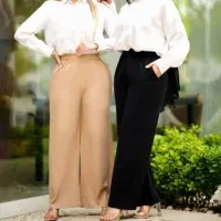 دامن شلواری لنین کتان