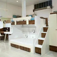 تخت دوطبقه مانی دو طبقه|تخت و سرویس خواب|مشهد, شهرک رازی (شهرک غرب)|دیوار