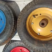 ۳ عدد چرخ کامل فرغون با رینگ فولادی|ابزارآلات|رشت, کوی یخ|دیوار