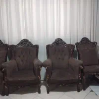 مبل ۹ نفره منبت چوب راش با نهارخوری شش نفره|مبلمان خانگی و میز عسلی|تهران, جی|دیوار