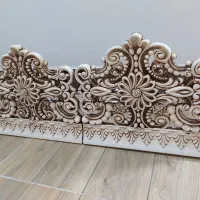 کتیبه و چوب پرده ریلی