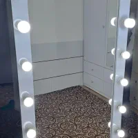 آینه قدی MDF چراغ دار