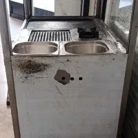 گاز فر ساندویچی سرخ کن اجاق گاز خطی 5 کاره صنعتی|کافی‌شاپ و رستوران|نسیم‌شهر, |دیوار