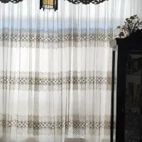 پرده حریر با استر
