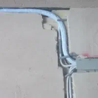 لوله کشی مسی با کابل و ایزوله داکت و کولر گازی