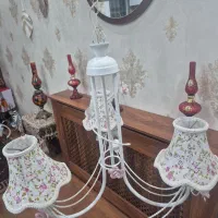 دو عدد لوستر سه شاخه