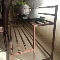 پایه فلزی نیمکتی دو طبقه