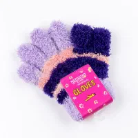 دستکش زمستانی پشمی دخترانه نو