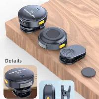 میکروفون یقه‌ای بی‌سیم حرفه‌ای نویزکنسلینگ