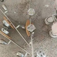 لوستر سقفی ویترین مغازه  ال  ای دی ۴ طرفه استیل|لوستر و چراغ آویز|تهران, خانی آباد نو جنوبی|دیوار