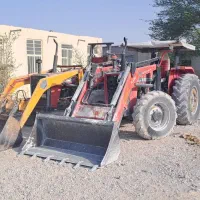 راننده تراکتور بیل دار