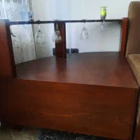 میز چوبی کنج|بوفه، ویترین، کنسول|کرمانشاه, |دیوار
