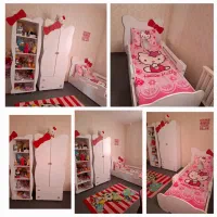 تخت و کمد وفرش کودک