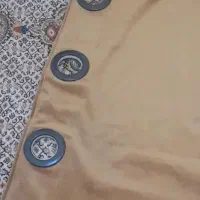 پرده پانچ نسکافه ای در حد نو