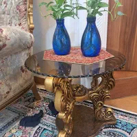 (مبل سلطنتی در حد نو )با تخفیف ویژه  درجه یک|مبلمان خانگی و میز عسلی|آستانه اشرفیه, |دیوار