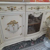 کنسول چوب راش دست ساز