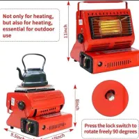 هیتر بخاری گازی درجا بدون دودکش ژاپنی