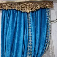 پرده با کتیبه فروشی نو وتمیز