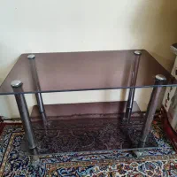 میز تلویزیون شیشه ای