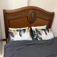 سرویس تخت خواب دو نفره همراه میز آرایش