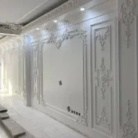 گچبری پیش ساخته + ابزارهای دستی،پتینه و نقاشی