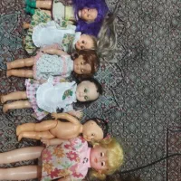 تعدادی  عروسک قدیمی فروشی