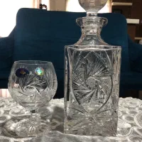 شراب خوری کریستال لهستان طرح خورشیدی