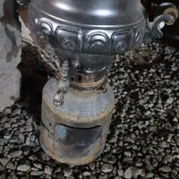 سماور ذغالی و قلیان