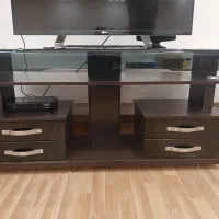 میز تلوزیون شیشه ای