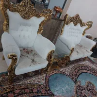 مبل سلطنتی ۹نفره با۴تامیزعسلی|مبلمان خانگی و میز عسلی|یزد, |دیوار