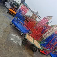 (گاری ۱۲۰در۸۰ نبشی ۴)چهار چرخ دستی حمل بار۱۲۰در۸۰