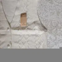 جلیقه ی بافت سفید|لباس|نظرآباد, مصطفی آباد|دیوار