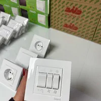 کلید ، پریز دلند آریا، آسا با تخفیف ۷درصد ازلیست|مصالح و تجهیزات ساختمان|ملایر, |دیوار