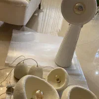 لوستر دفرمه مدرن. پاپیه ماشه|لوستر و چراغ آویز|مشهد, کوثر|دیوار