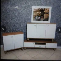 ست آینه کنسول میز تی وی جاکفشی|بوفه، ویترین، کنسول|پرند, فاز ۴|دیوار