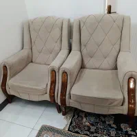 مبل تک‌نفره دو عدد