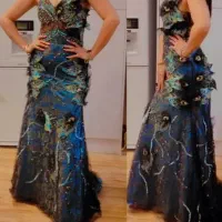 لباس مجلسی مدل پرطاووس