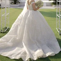 لباس عروس تمییز کاملا نو فقط یک بار تنپوش