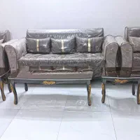 مبل هفت نفره همراه میز عسلی