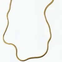 گردنبند ماری گردن آویز زنجیر طلایی بدون پلاک