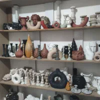 مجسمه دکوری پلی استر و سفال