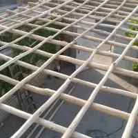 چوب داربست مو تالار انگور باغ ویلا خانه باغ