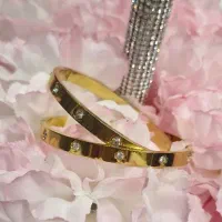 بنگل کارتیر طلایی استیل