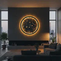 تابلو ماه دکوراتیو