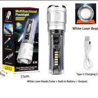 چراغ قوه پلیسی شارژی خورشیدی مدلx36 solar