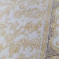 فروش ۳ عددفرش نو طلا کوب دستبافت گونه و گل برجسته|فرش|لردگان, |دیوار